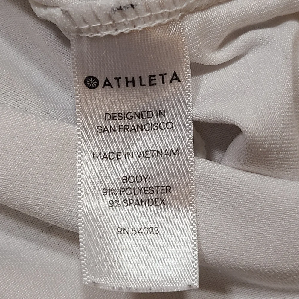 Athleta Baja UPF Hoodie Sun Jacket Swim Cover Up White XXS